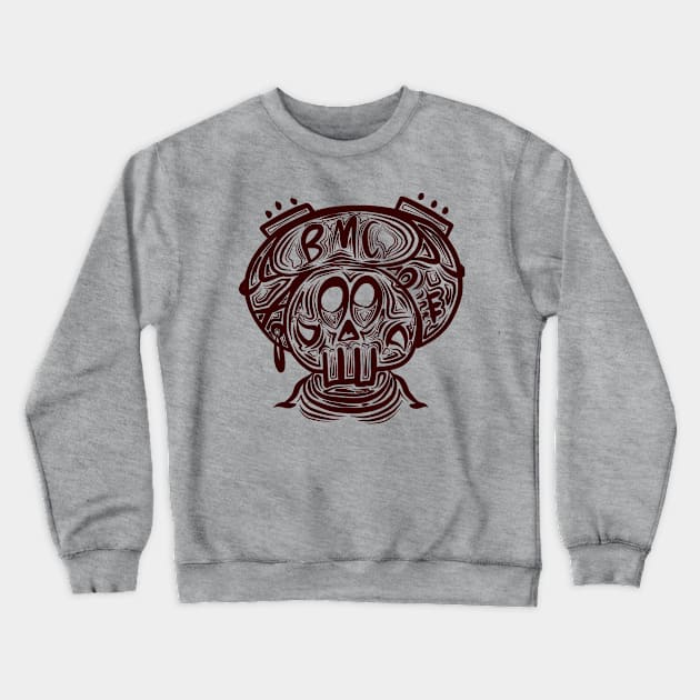 skull ghost Crewneck Sweatshirt by vaths